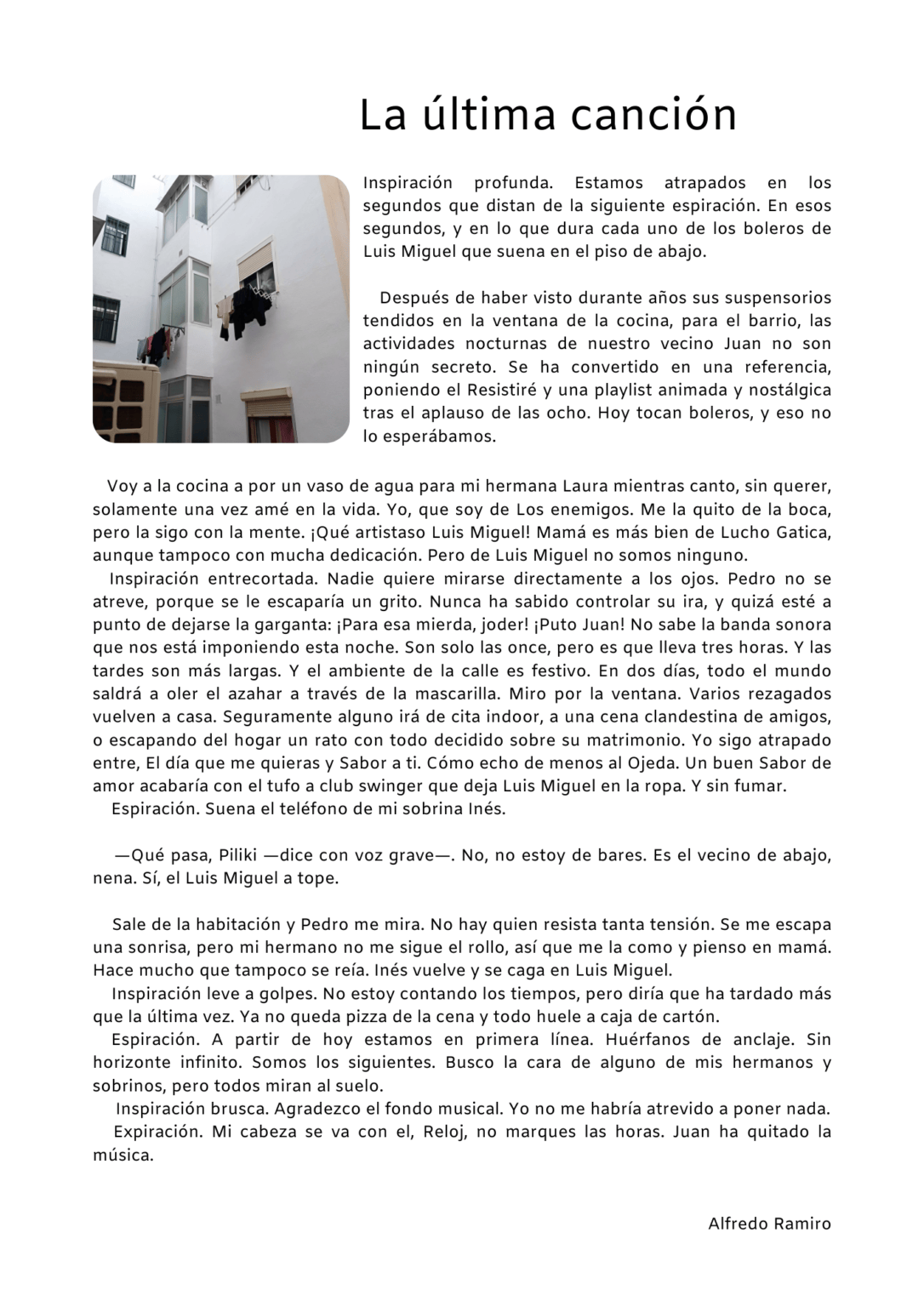 Taller de escritura creativa, teatro, y pintura