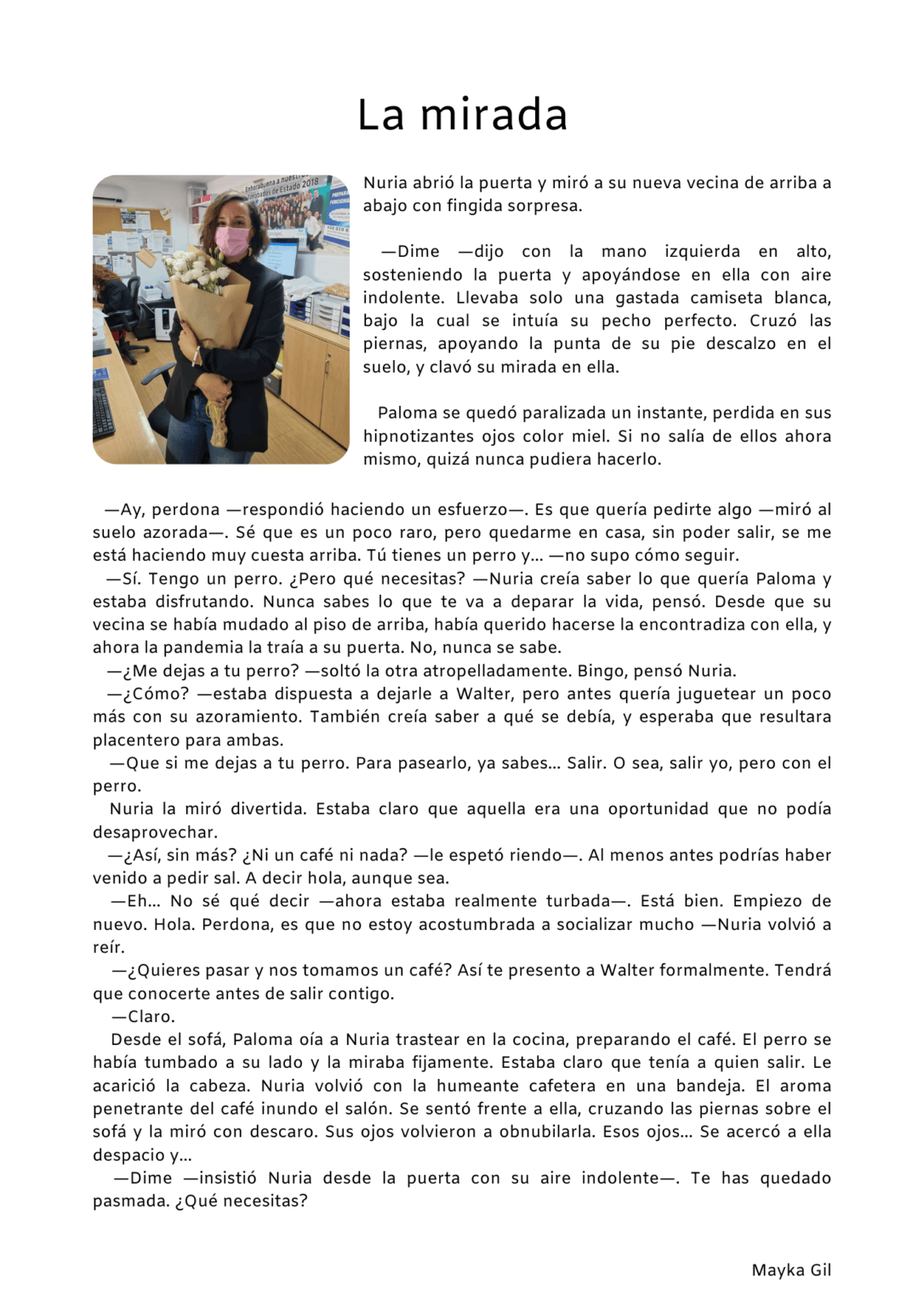 Taller de escritura creativa, teatro, y pintura