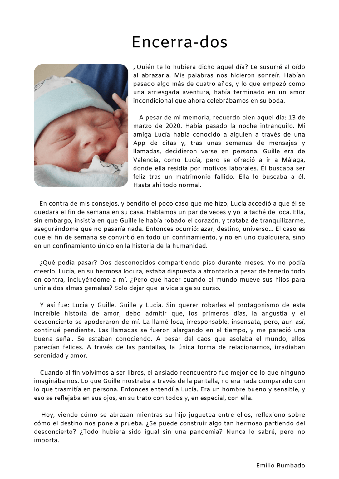 Taller de escritura creativa, teatro, y pintura